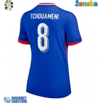 Francuska Aurelien Tchouameni #8 Domaci Dres za Ženska EP 2024 Kratak Rukav